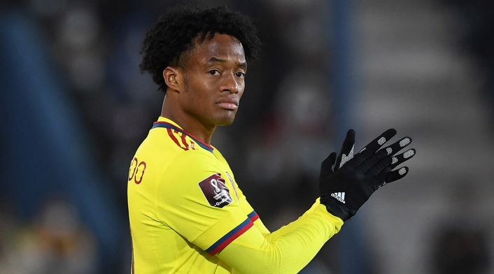 Juan Guillermo Cuadrado, volante de la Selección Colombia Juan Guillermo Cuadrado, volante de la Selección Colombia