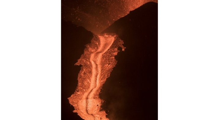 Lava del volcán Cumbre Vieja