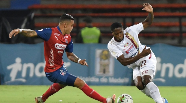 Medellín vs Tolima por Liga BetPlay 2021 2