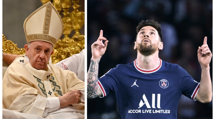 Papa Francisco defendió a Messi de las críticas