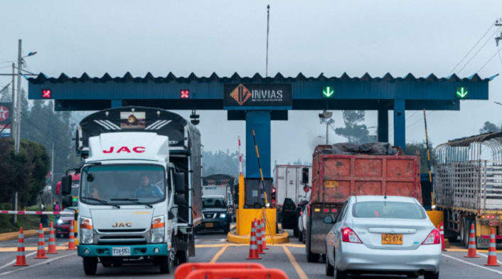 Peajes del Invias en Colombia