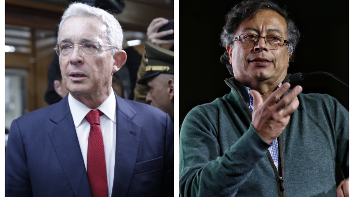 Álvaro Uribe y Petro Álvaro Uribe y Petro