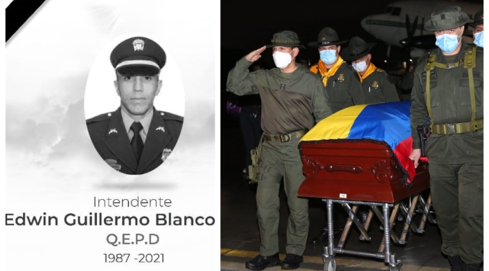 Policía Edwin Blanco murió en operativo para capturar a Otoniel Policía Edwin Blanco murió en operativo para capturar a Otoniel