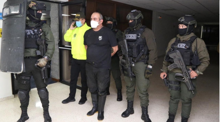 Traslado de alias Otoniel a Bogotá Traslado de alias Otoniel a Bogotá