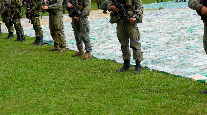 Unidad en operativo contra Clan del Golfo Unidad de policía en operativo contra Clan del Golfo