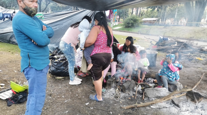 Comunidades indígenas en el parque nacional