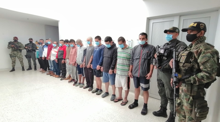 Capturados integrantes del 'Clan de Golfo' en Antioquia