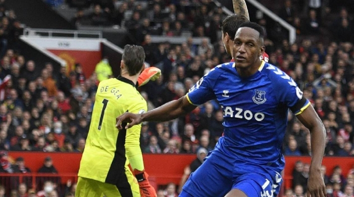 Yerry Mina en Everton