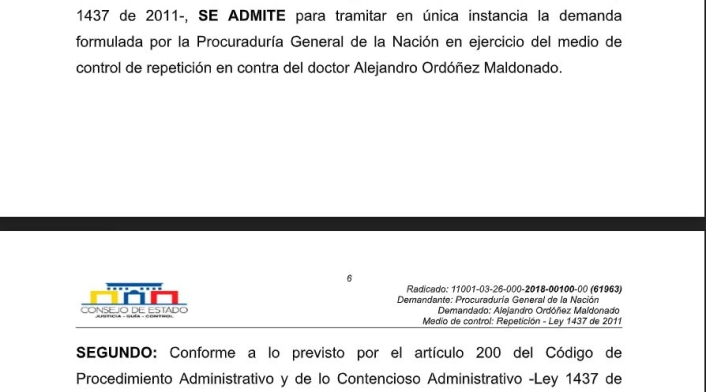 ALEJANDRO ORDÓÑEZ MALDONADO
