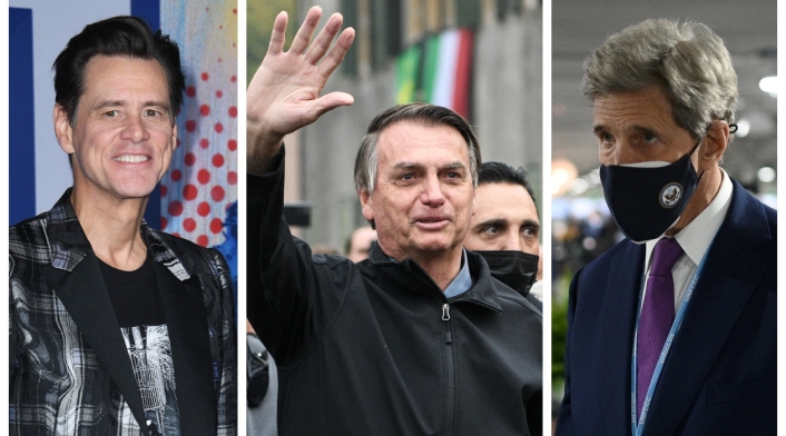 Jair Bolsonaro se confundió al decir John Kerry y dijo Jim Carrey Jair Bolsonaro se confundió al decir John Kerry y dijo Jim Carrey