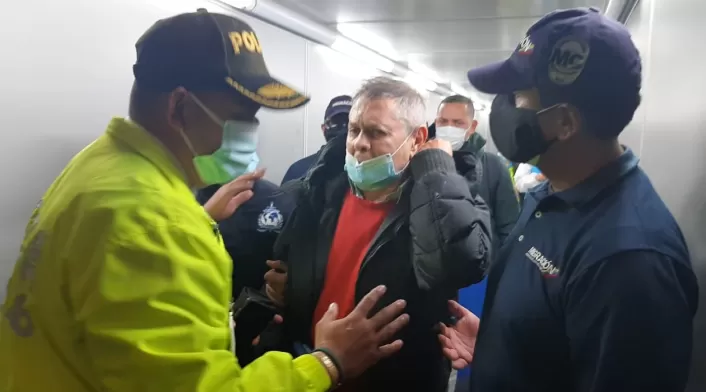 Carlos Mattos Carlos Mattos al llegar extraditado a Colombia
