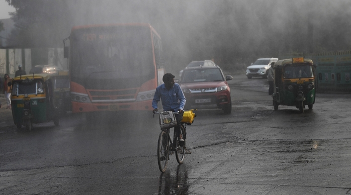 Nueva Delhi enfrenta alta contaminación en el aire Nueva Delhi con contaminación en el aire