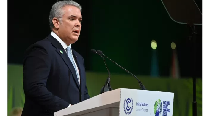 Iván Duque hizo su intervención en la COP26