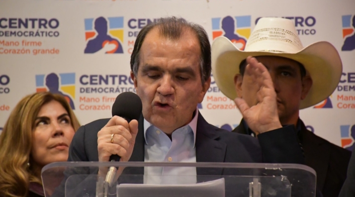 Óscar Iván Zuluaga, candidato del Centro Democrático