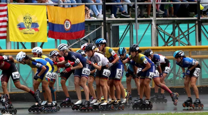 Mundial de patinaje - Ruta lluvia