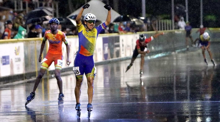 Mundial de patinaje - Ruta lluvia