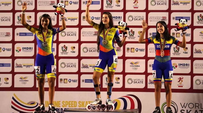 María Camila Vargas, patinadora colombiana