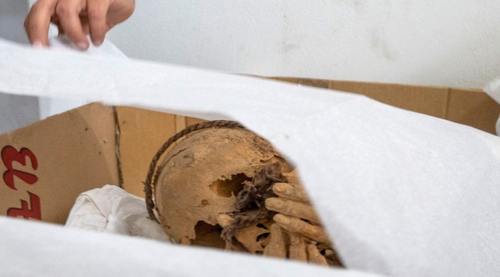 Momia de 1.200 años sigue intacta Momia de 1.200 años sigue intacta