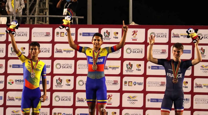 Nicolás García, patinador ecuatoriano
