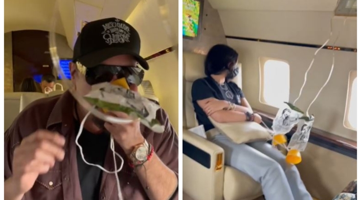 Pepe Aguilar y Angela Aguilar se llevaron tremendo susto en avión Pepe Aguilar y Angela Aguilar se llevaron tremendo susto en avión