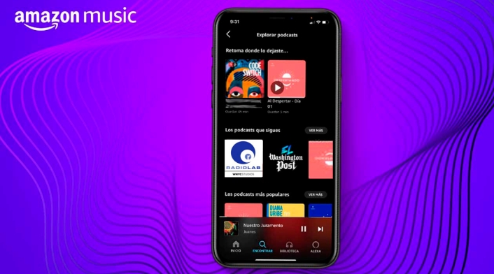 Podcasts en Amazon Music Amazon Music ofrecerá varios podcast