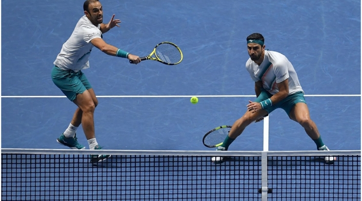 Juan Sebastián Cabal y Robert Farah en ATP World Tour Finals Juan Sebastián Cabal y Robert Farah en ATP World Tour Finals