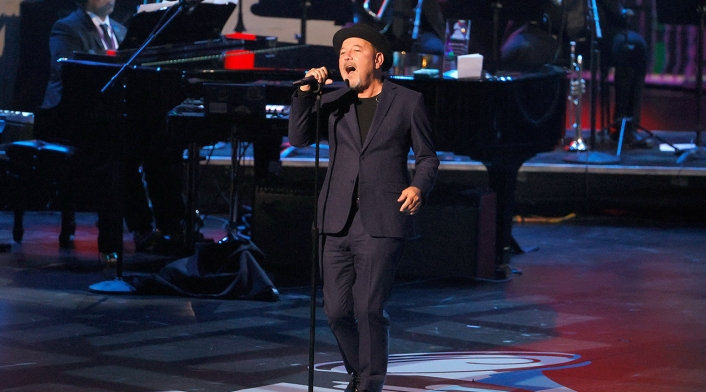 Rubén Blades, ícono de la salsa Rubén Blades, en un show