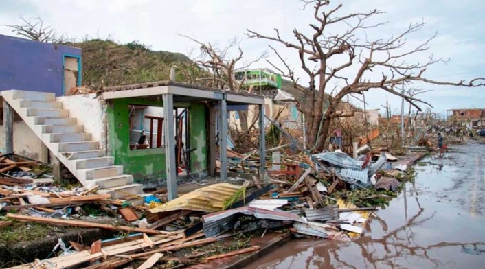 Destrozos en San Andrés tras el paso del huracán Iota San Andrés tras el paso del huracán Iota