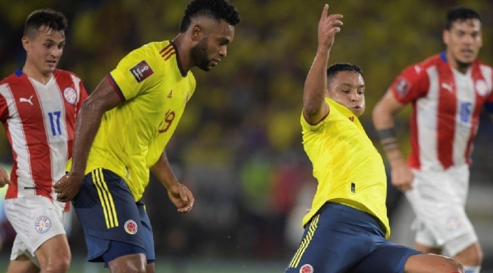 Selección Colombia vs Paraguay, Eliminatoria