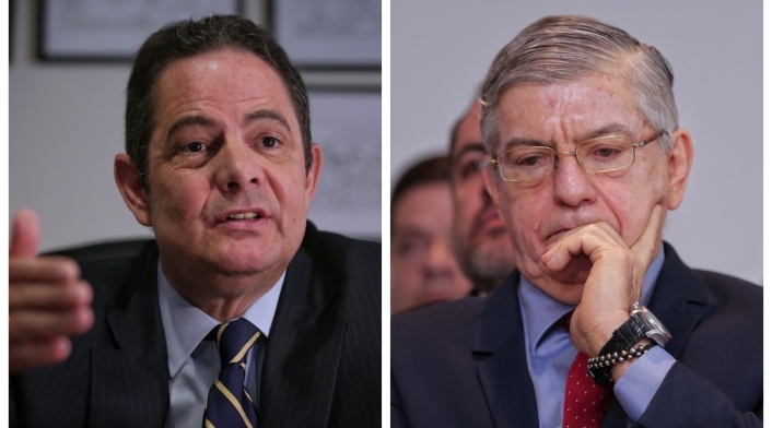 Germán Vargas Lleras y César Gaviria Germán Vargas Lleras y César Gaviria buscan candidato para las elecciones en Colombia