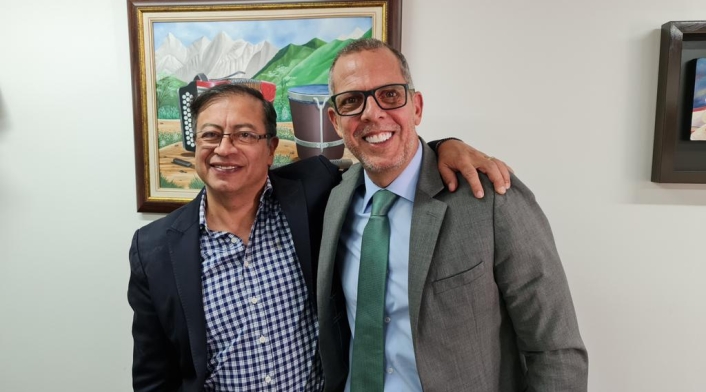 Gustavo Petro y Alfredo Saade