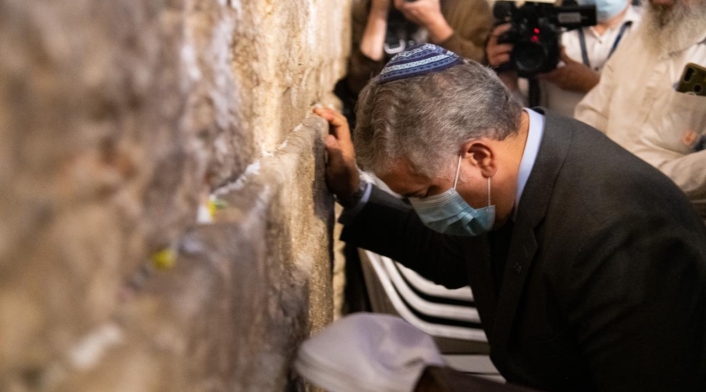 Iván Duque en el Muro de los Lamentos