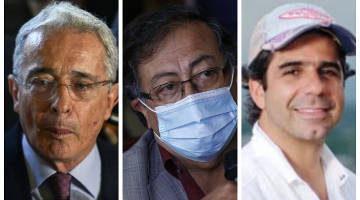 Álvaro Uribe, Gustavo Petro y Alejandro Char Álvaro Uribe, Gustavo Petro y Alejandro Char