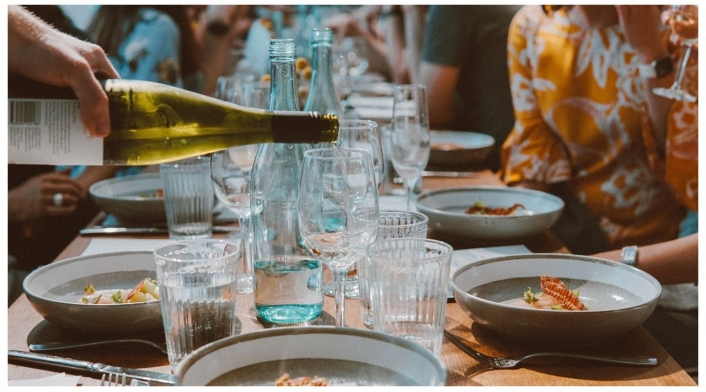 Bebidas para la cena navideña