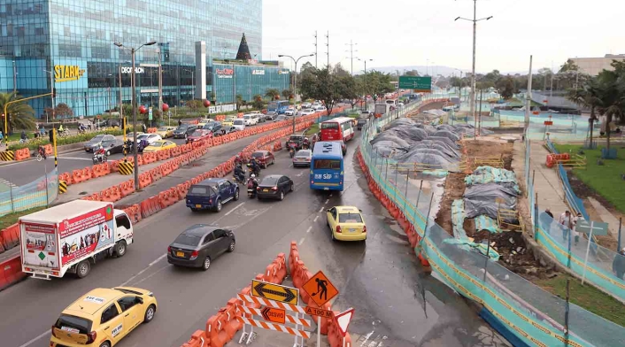 Cierre de puente de Avenida 68 con calle 26