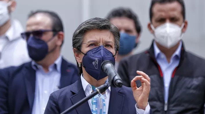 Claudia López Claudia López, alcaldesa de Bogotá, retoma sus labores tras contagio.