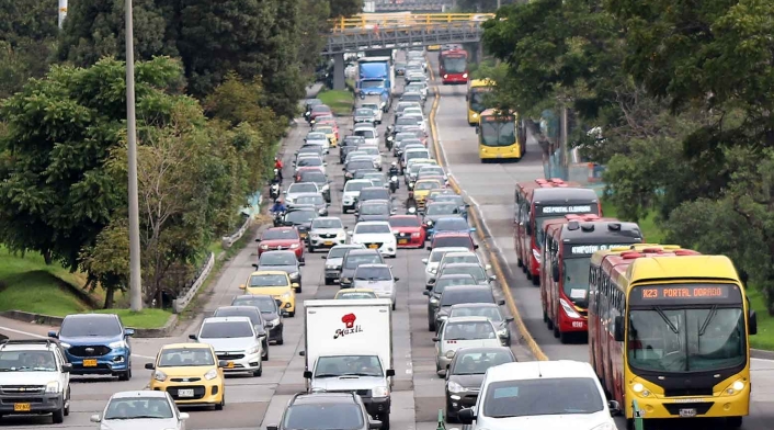 Trancones en Bogotá