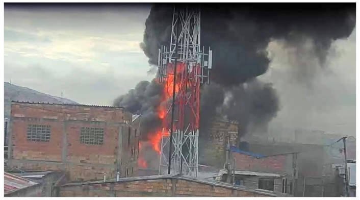 Incendio en Bogotá Incendio en Bogotá
