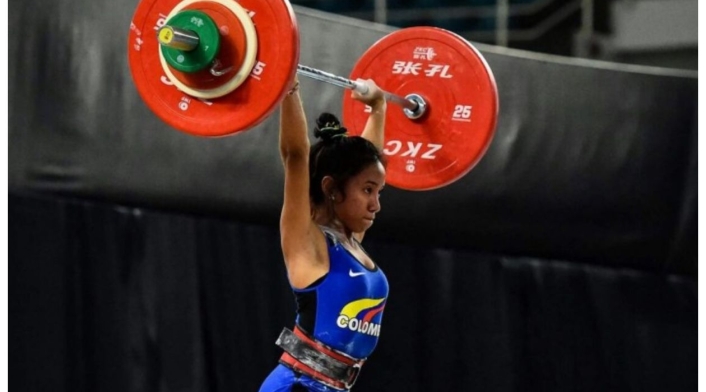Manuela Berrío medalla de plata Manuela Berrío medalla de plata