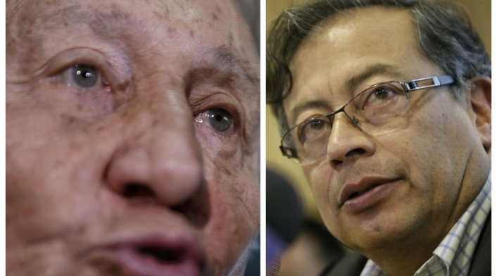 Rodolfo Hernández y Gustavo Petro Rodolfo Hernández y Gustavo Petro discuten en redes sociales