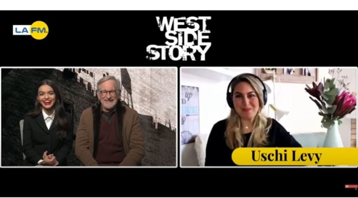 Steven Spielberg y Rachel Zegler Steven Spielberg y Rachel Zegler en entrevista con La FM