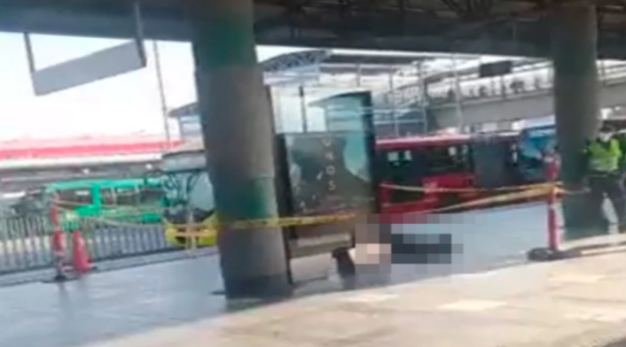 Usuario de Transmilenio murió en estación Banderas Usuario de Transmilenio murió en estación Banderas