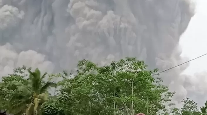 volcán en Indonesia volcán en Indonesia