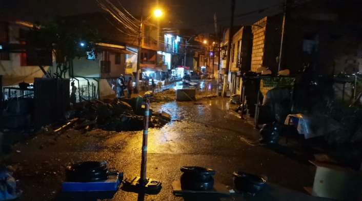 Inundaciones en Bello, Antioquia.