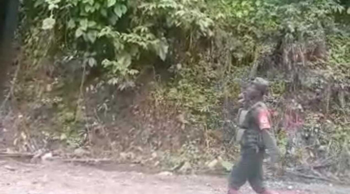 Imágenes de los combates en Nóvita, Chocó.