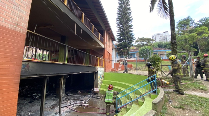 ¡Qué Susto! Incendio en un centro de protección infantil en El Poblado
