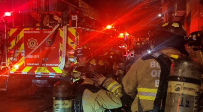 Explosión en bodega de Bogotá dejó dos heridos Explosión en bodega de Bogotá dejó dos heridos