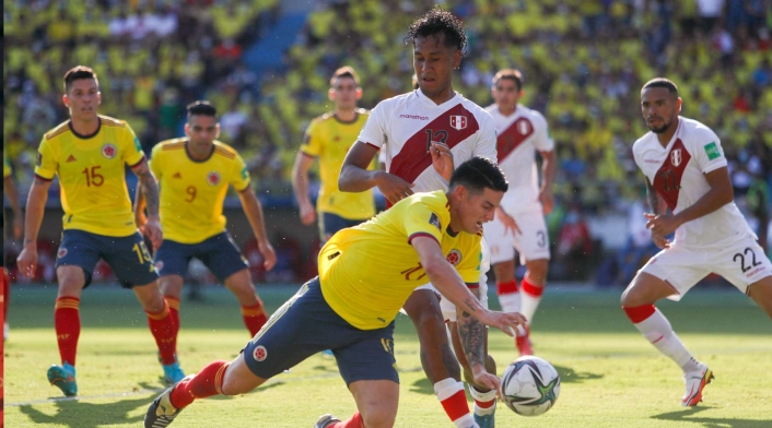 Colombia vs Perú. 2022