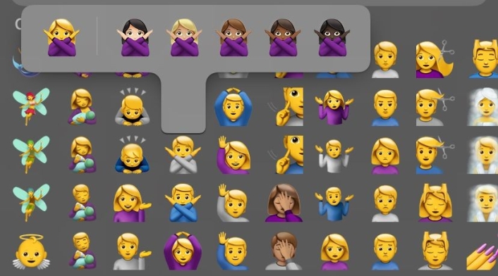 Emoji brazos cruzados