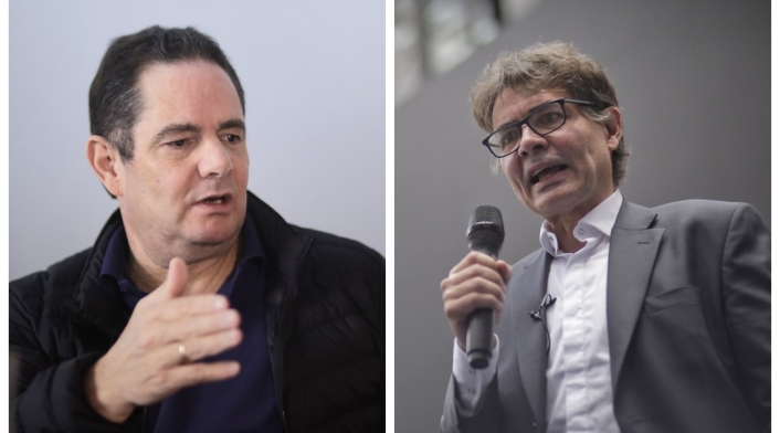 Germán Vargas Lleras y Alejandro Gaviria Germán Vargas Lleras molesto porque dicen que se sumó a campaña de Alejandro Gaviria